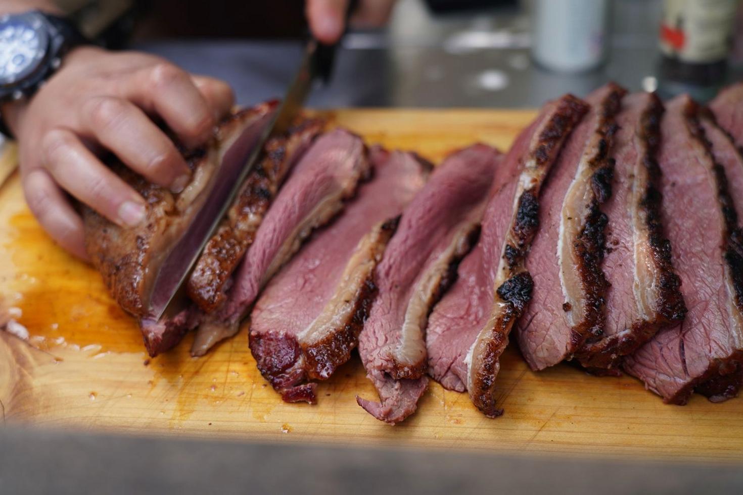 Butchering demonstration