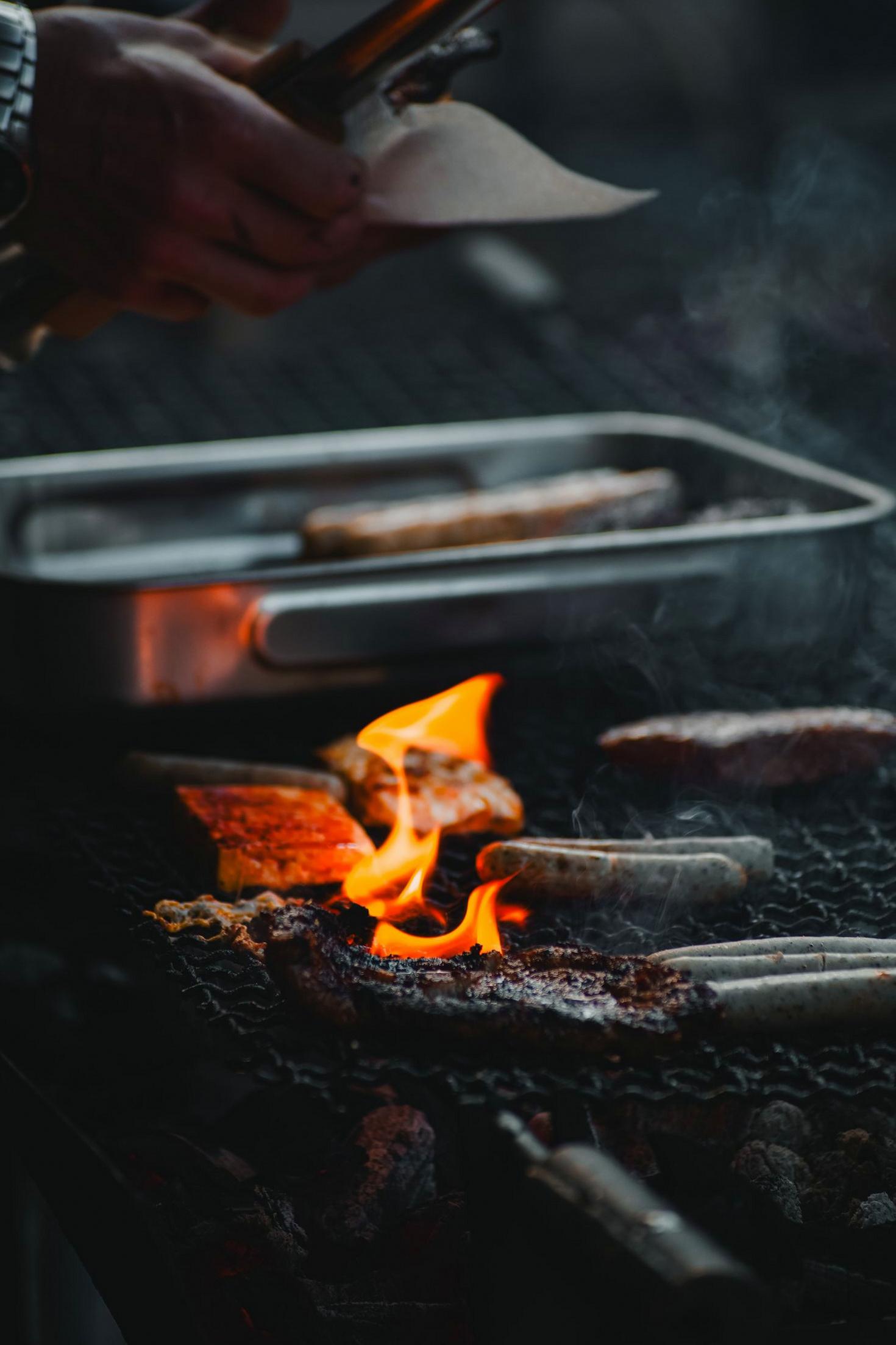 Grilling tools and safety gear